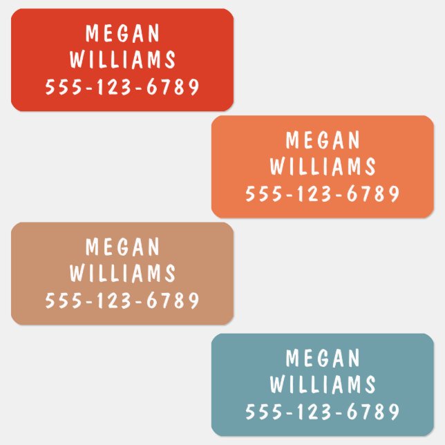 Simple Custom Modern Personalized Name Clothing (Group)