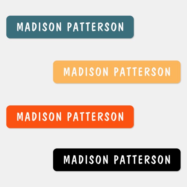 Simple Custom Modern Personalized Name Clothing (Group)