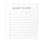 Simple Custom Name Personalized To-Do List