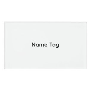 Simple Custom Name Tag