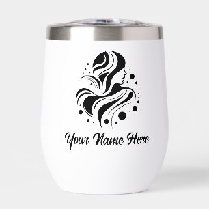 Simple Custom Personalize Logo Water Bottle
