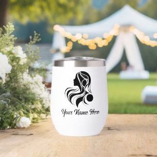 Simple Custom Personalize Logo Water Bottle 