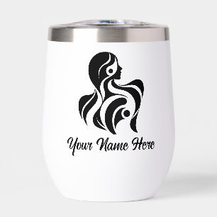 Simple Custom Personalize Logo Water Bottle 