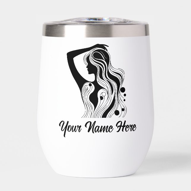 Simple Custom Personalize Logo Water Bottle  (Front)