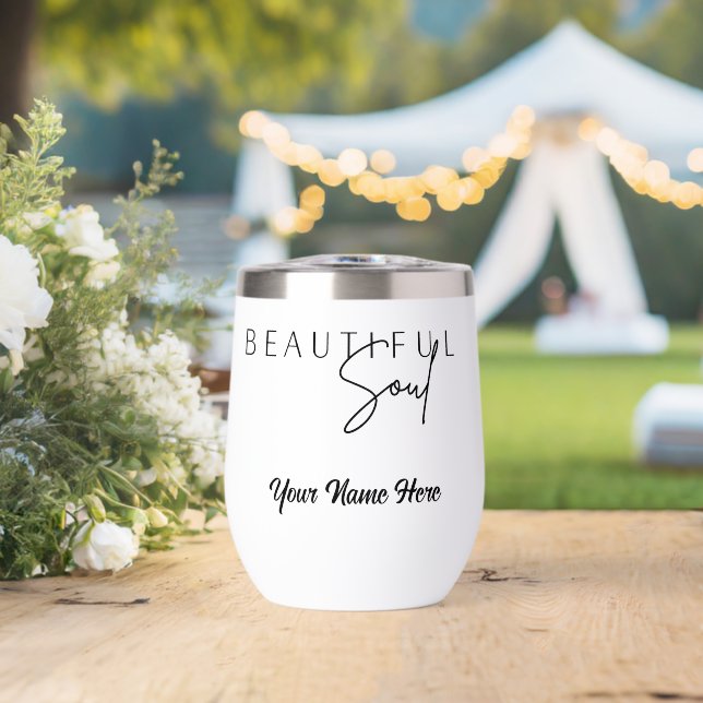 Simple Custom Personalize Logo Water Bottle  (Wedding (Rotated))