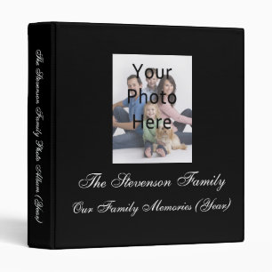 Simple Custom Personalized Photo Album Binder