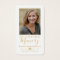 Simple Custom Photo Laminated Memorial Cards