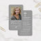 Simple Custom Photo Laminated Memorial Cards