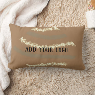 simple custom pink purple sparkle add you name let lumbar pillow