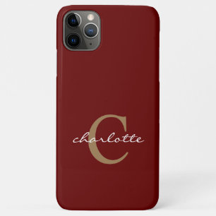 Simple Custom Red Case-Mate iPhone 11 Pro Max Case