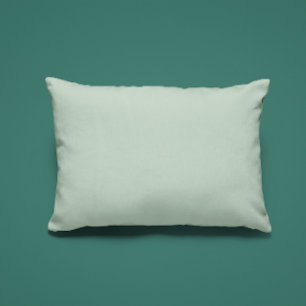 Simple custom sage green background pillowcase