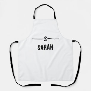 Simple Custom Text Cooking Apron