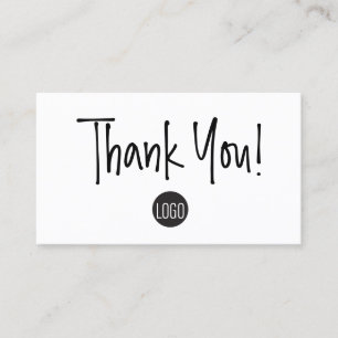 Simple Customer Appreciation Business logo Card