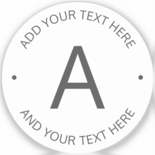 Simple Customizable Text   Grey & Transparent