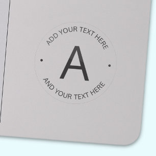 Simple Customizable Text   Grey & Transparent