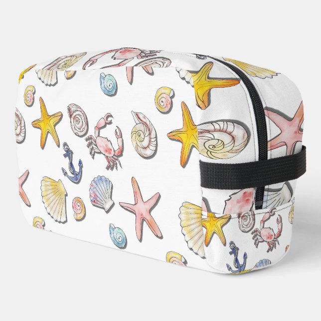 Simple Cute Beach Design  Dopp Kit (Left Corner)