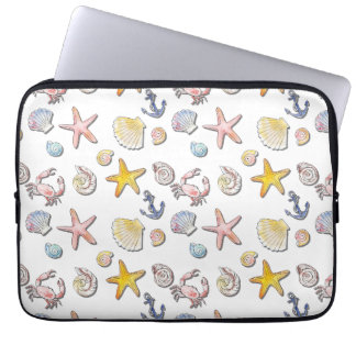 Simple Cute Beach Design  Laptop Sleeve