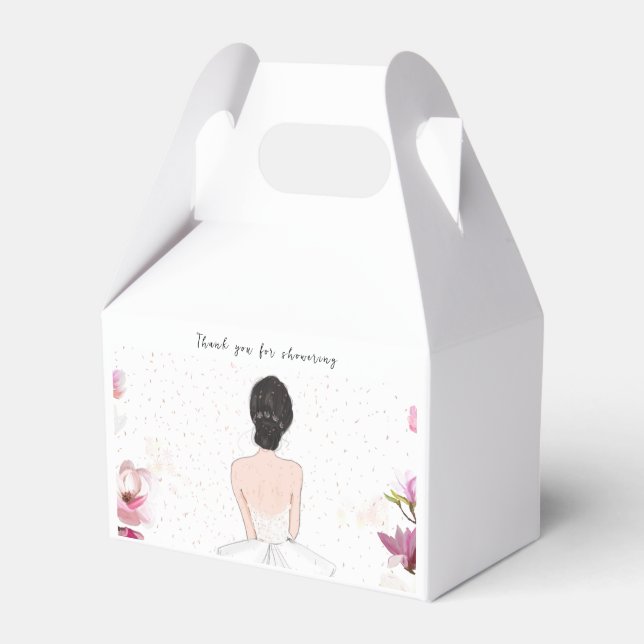 Simple cute bridal.shower favor box (Front Side)