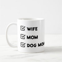 Simple Cute Checkbox Wife Mom Dog mom