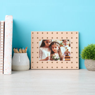 Simple Cute Four Point Star Pattern Etched Frames