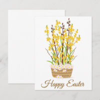 SIMPLE CUTE HAPPY EASTER CARDS
