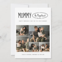 Simple Cute Happy Mother's Day Photo Collage