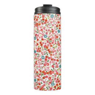 Simple cute pattern in small-scale flowers. High-c Thermal Tumbler