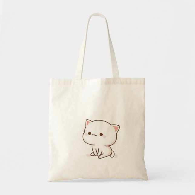 Simple Cute Pattern Tote Bag (Front)
