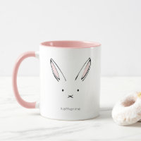 Simple Cute Rabbit Girly Personalized