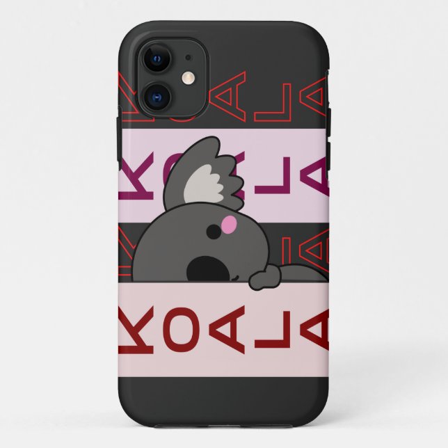 Simple Cute Trendy Style Koala Australia Case-Mate iPhone Case (Back)