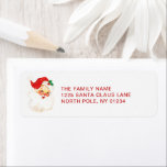 Simple Cute Vintage Santa Claus Christmas<br><div class="desc">Cute Christmas return address labels with a vintage Santa Claus and your return address in red. These holiday return address labels are sure to add a festive touch to your Christmas cards.</div>