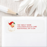 Simple Cute Vintage Santa Claus Christmas<br><div class="desc">Cute Christmas return address labels with a vintage Santa Claus and your return address in red. These holiday return address labels are sure to add a festive touch to your Christmas cards.</div>