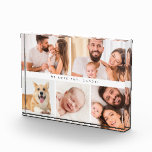 Simple Cute WE LOVE YOU, daddy photo collage<br><div class="desc">Introducing the Simple Cute "WE LOVE YOU, Daddy" Photo Collage Photo Block. This charming photo block features a heartwarming collage of cherished moments, showcasing your love and appreciation for Dad. With a simple yet adorable design, it’s the perfect keepsake to celebrate the special bond between father and child. Customize with...</div>