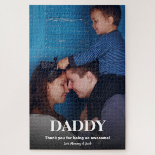 Simple Daddy photo Father's day Jigsaw Puzzle