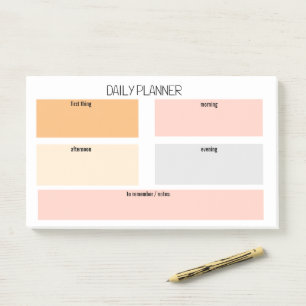 Simple Daily Organizer Planner Things To Do List Post-it Notes
