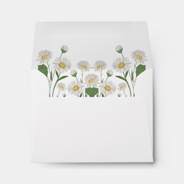 Simple Daisy Wild Garden Envelope (Back (Bottom))