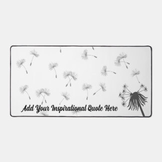 Simple Dandelion DeskMat | Add Your Own Motivation