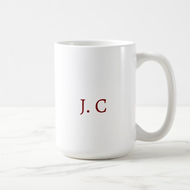 Simple Dark Romance Quote | Gothic Love Aesthetic Coffee Mug (Right)