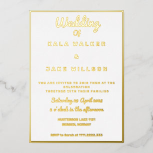 Simple Decadent  Wedding (Border)