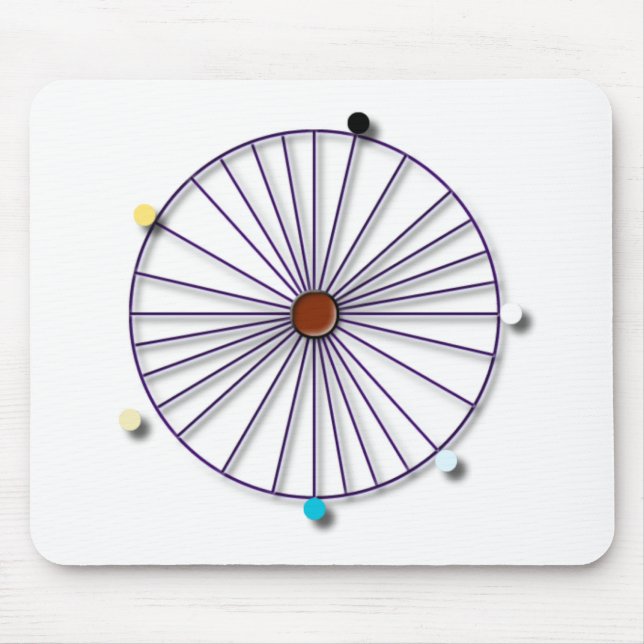 Simple Deities by Rich La Bonté Mouse Pad (Front)