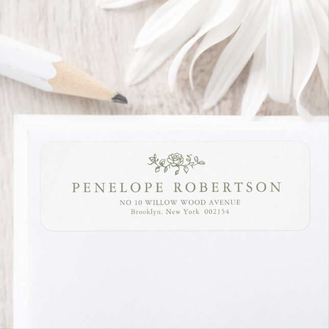 Simple Delicate Floral Timeless Sage Green Wedding (Insitu)