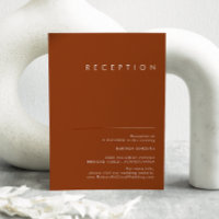 Simple Desert | Terracotta Wedding Reception