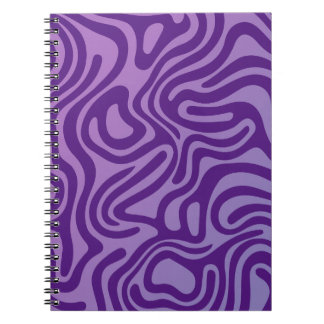 Simple design & elegant abstract Spiral Notebook