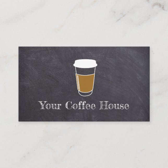 Simple design Free reward Coffee loyalty card (Front)