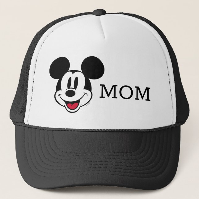 Simple Disney Mickey Mouse Mom Trucker Hat (Front)