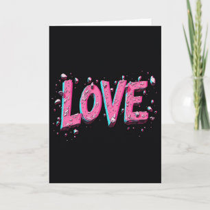 Simple Distressed Love Card