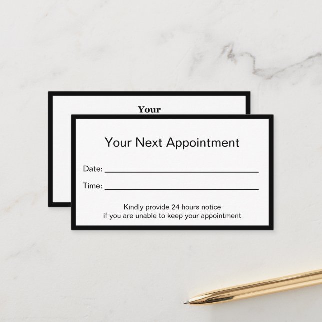 Simple Docteur Bureau Votre prochaine carte de ren (Devant/Arrière en situation)