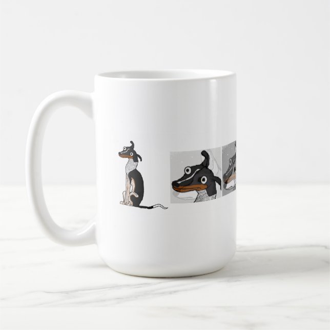 Simple Dog Morphing Mug (Left)