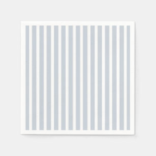 Simple double-sided decor in stripes & cage napkin
