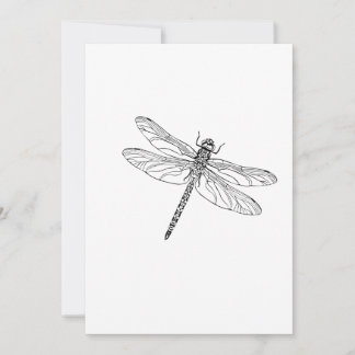 Simple Dragonfly Holiday Card